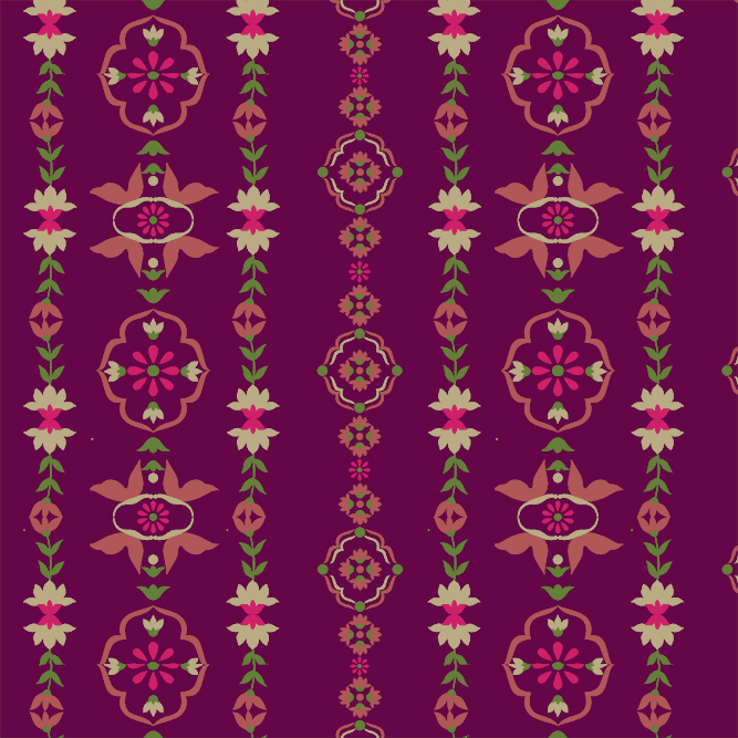 Gulbagh Ethnic Stripes | DESIGNSHATTER